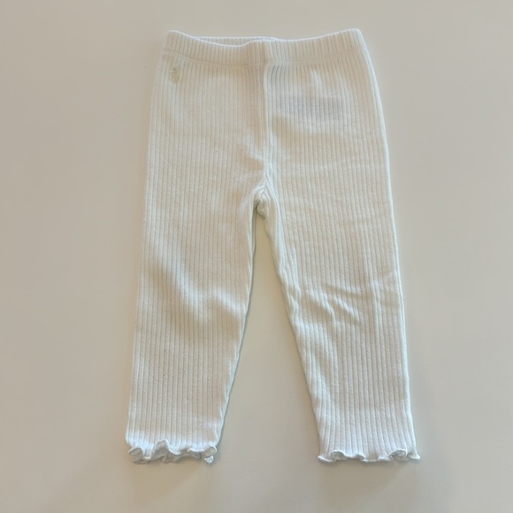 Ralph Lauren Baby Girl Cotton Henley Top & Legging Set - Picture 11 of 15